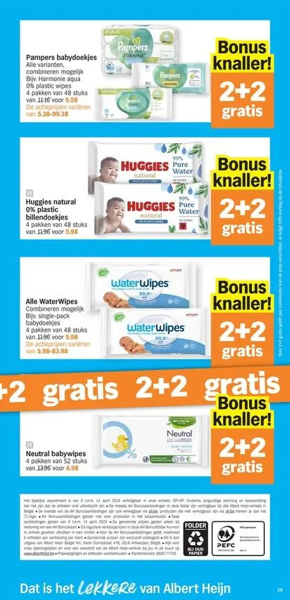 Albert Heijn folder tot 14.04.2024 van 9 april tot 14 april 2024 - folder pagina 29