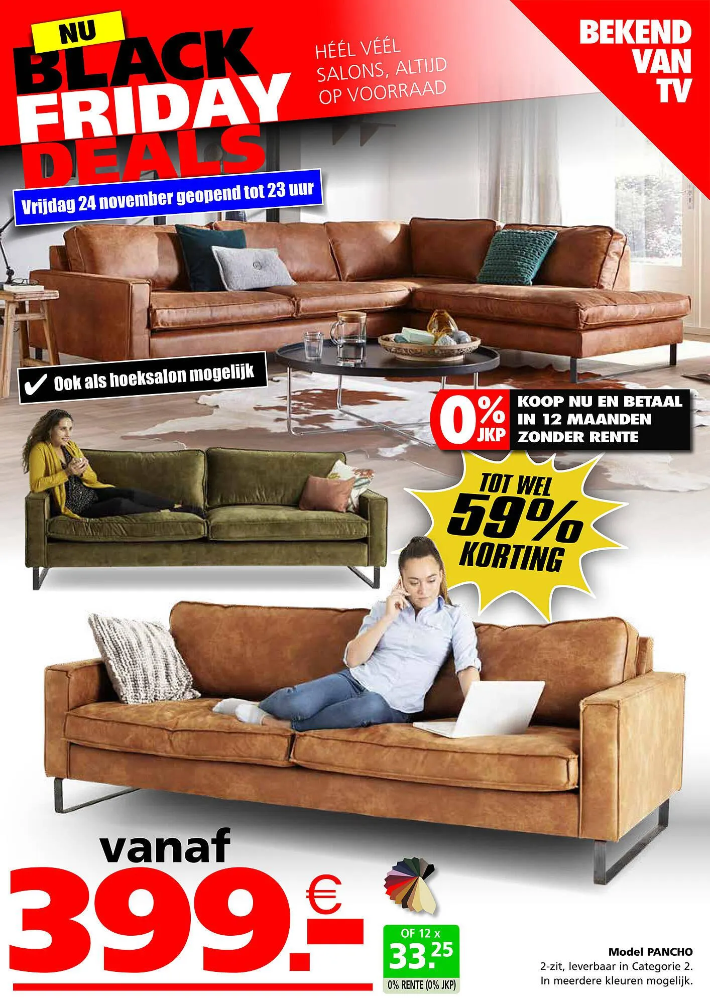 Seats And Sofas Folder van 20 november tot 24 november 2023 - folder pagina 15