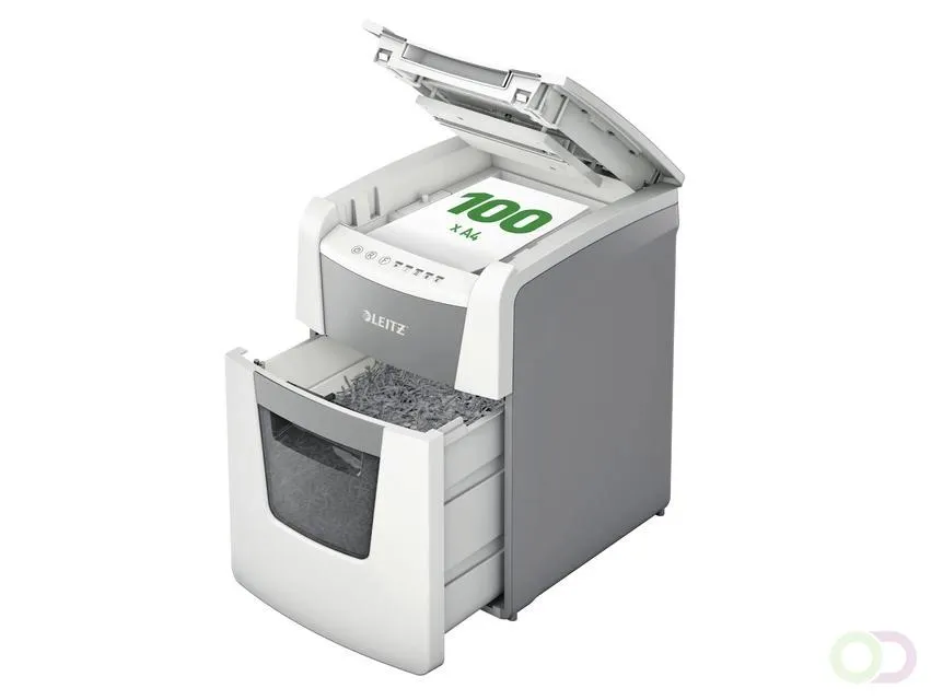 Papiervernietiger Leitz IQ Auto Small Office 100 P5 snippers 2x15mm