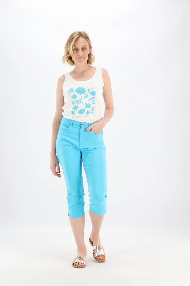 Witte top Bloom with grace