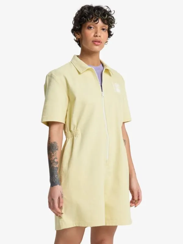 Craig - Combishort à col en sergé pour Femme