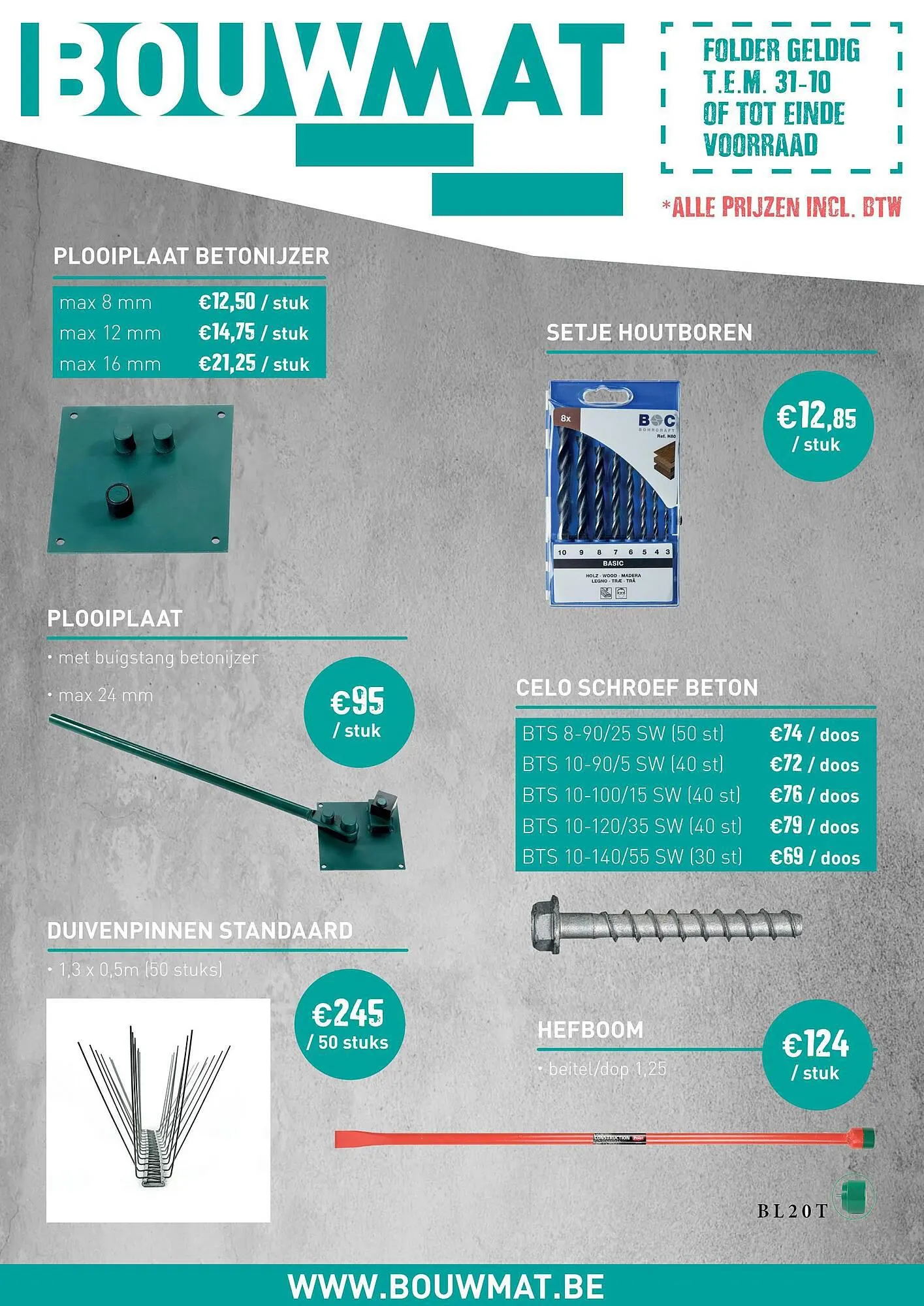 Bouwmat Folder van 30 augustus tot 6 september 2023 - folder pagina 1