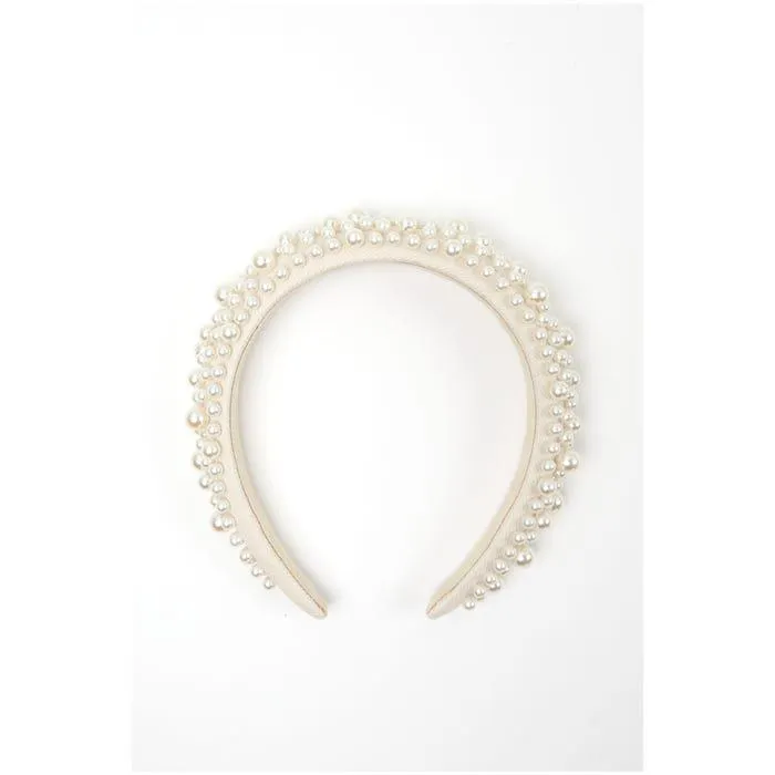 Diadeem bride pearls