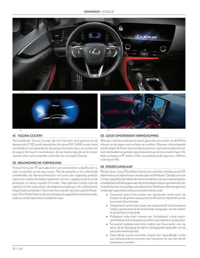 LEXUS NX van 23 november tot 23 november 2024 - folder pagina 32