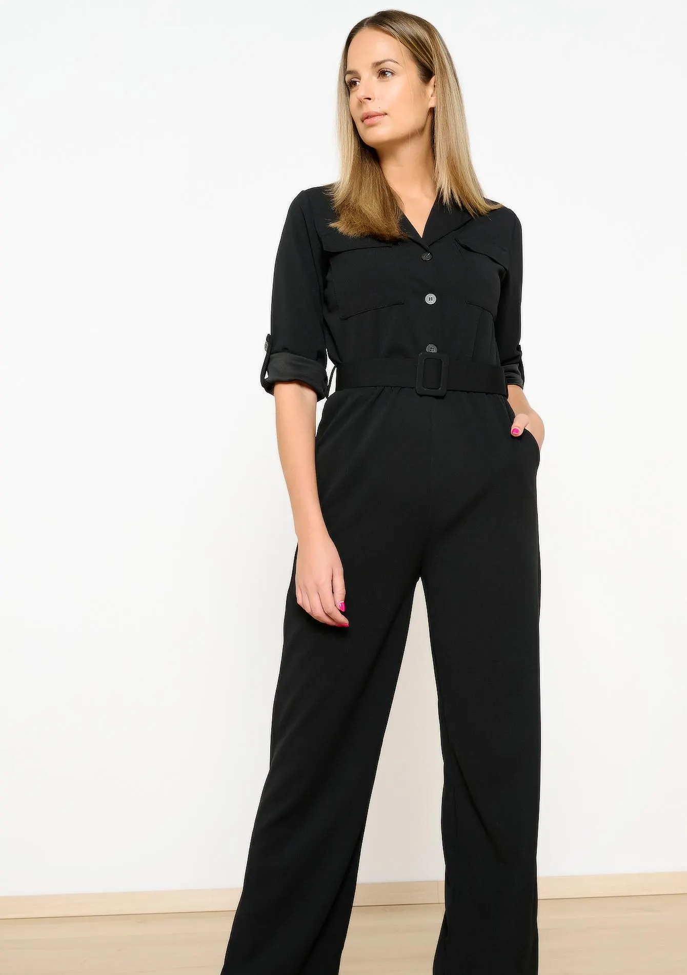 Boiler suit with belt