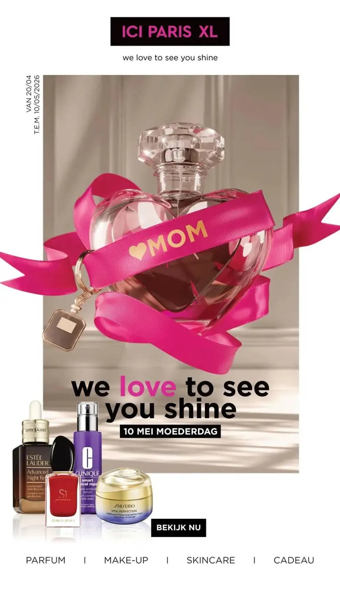 ICI PARIS XL folder van 20 april tot 10 mei 2026 - folder pagina 1