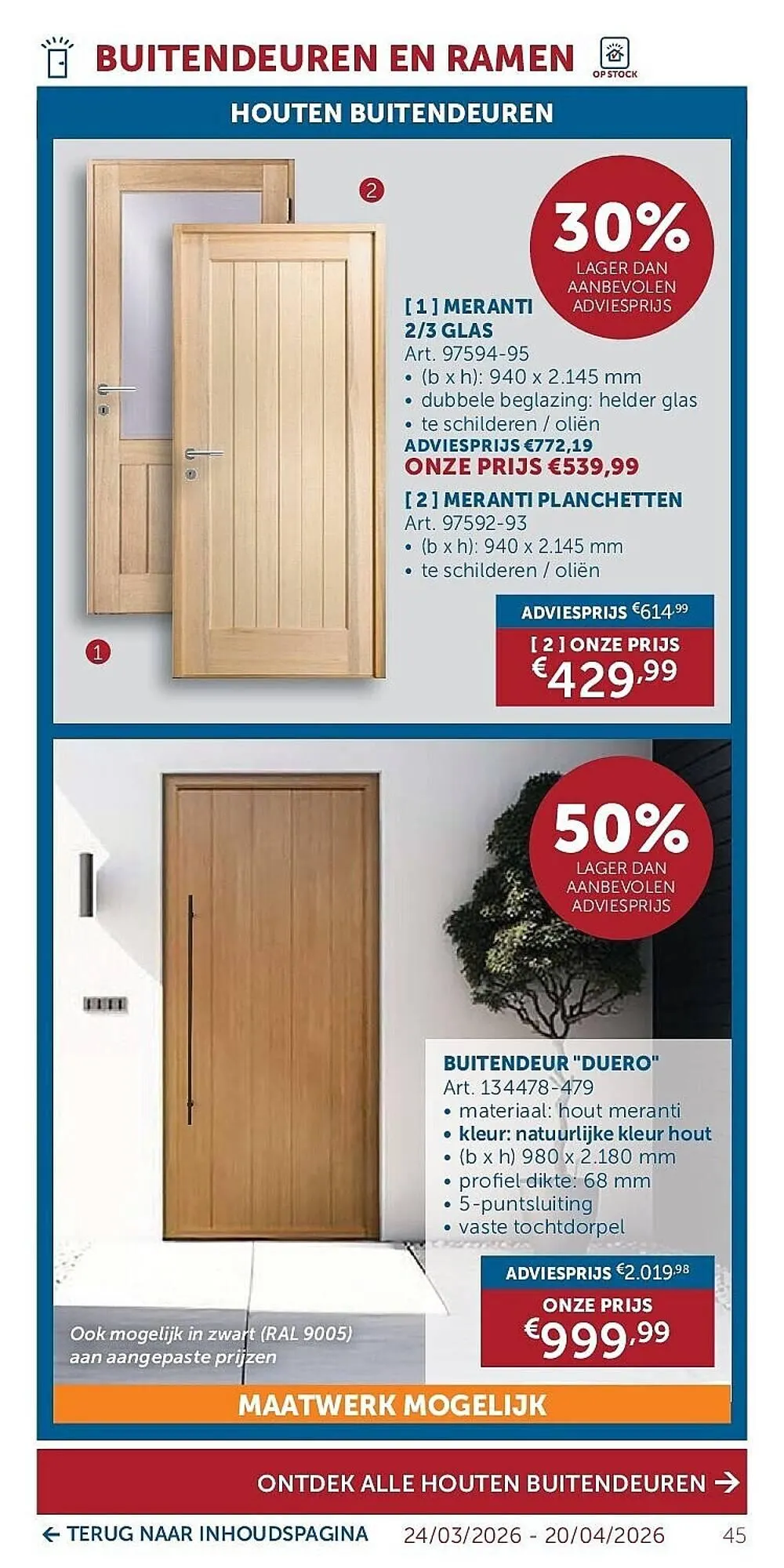 Zelfbouwmarkt folder van 24 maart tot 20 april 2026 - folder pagina 45