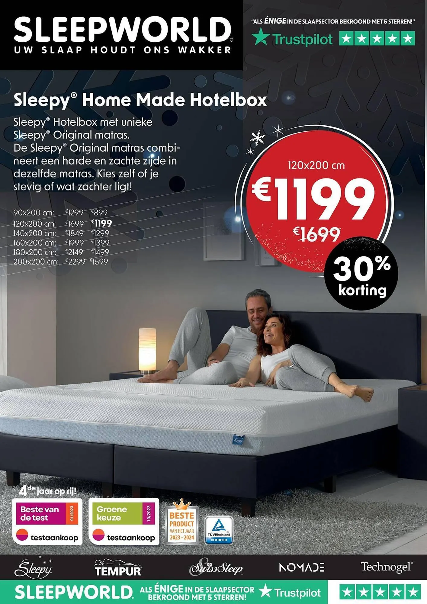 Sleepworld folder van 15 december tot 31 december 2023 - folder pagina 