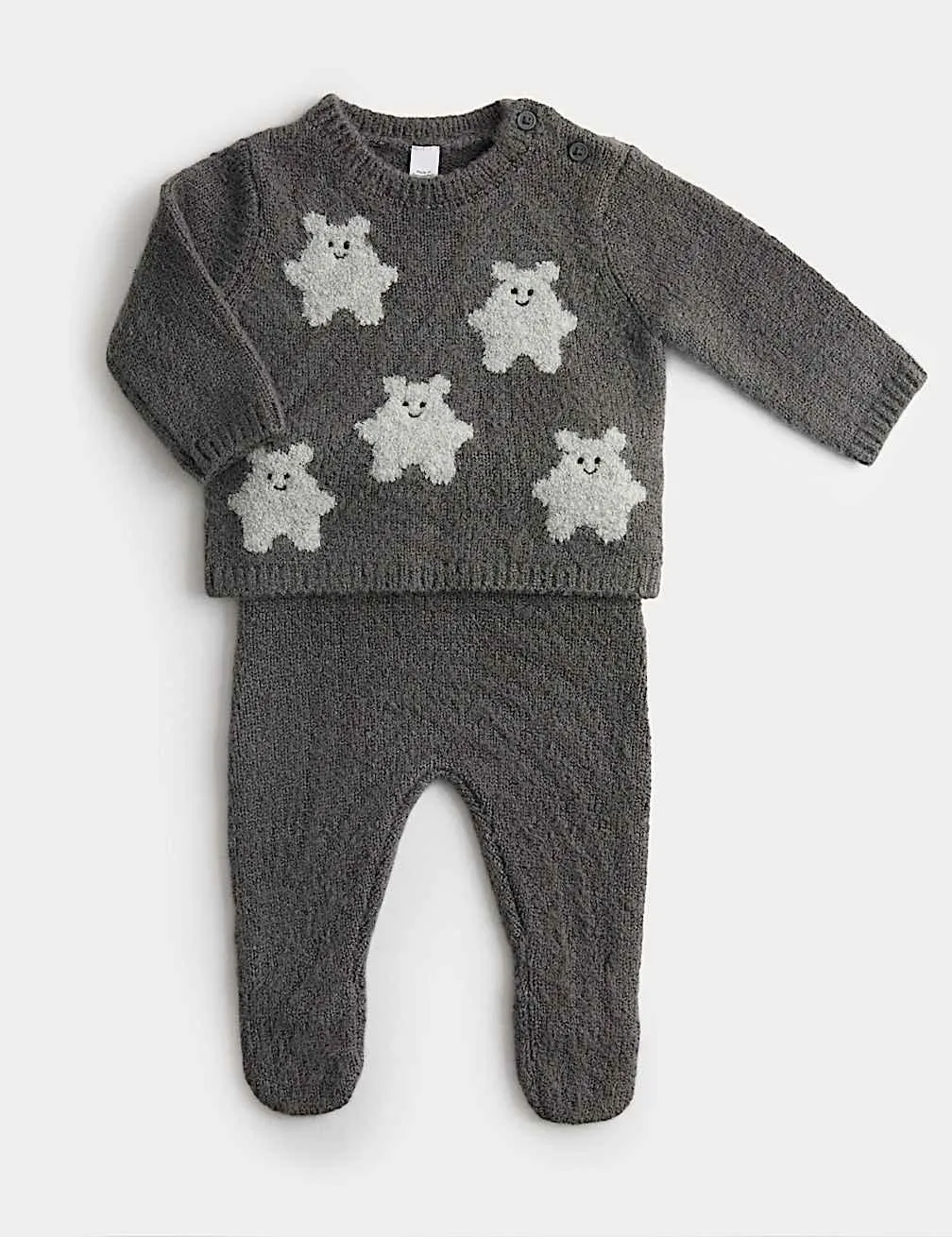 2pc Knitted Intarsia Outfit (0-12 Mths)