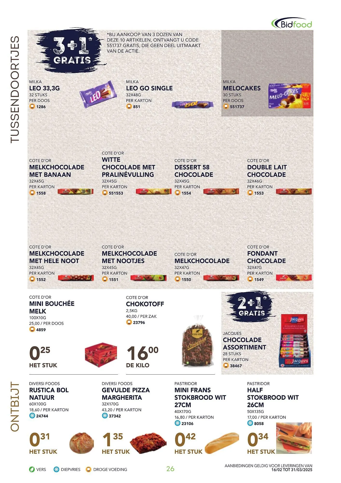 Bidfood folder van 16 februari tot 31 maart 2025 - folder pagina 26
