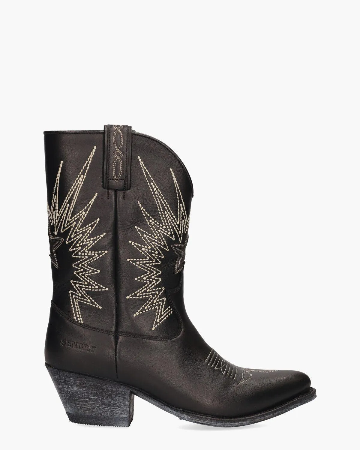 18947 Zwart/Wit Damesboots