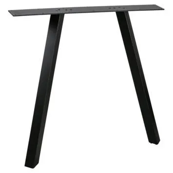 WOOOD tafelpoot Tablo 2-standenpoot metaal zwart per stuk