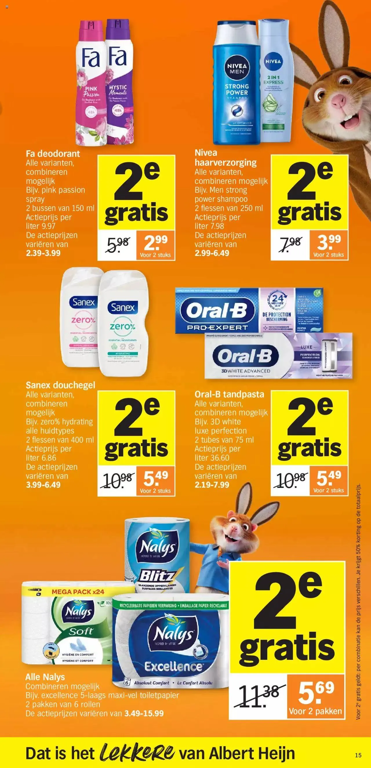 Albert Heijn folder week / de la semaine 13 van 1 april tot 1 april 2024 - folder pagina 15