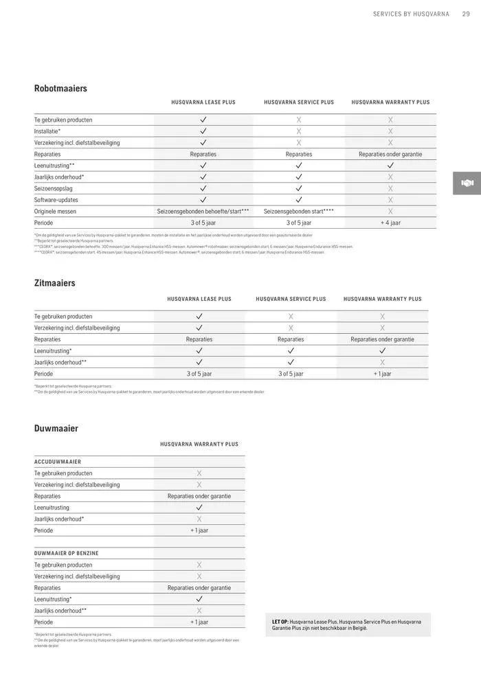 Professionele Producten 2024 van 3 april tot 31 december 2024 - folder pagina 29