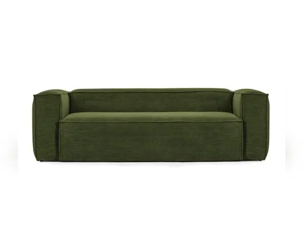 3-zit BLOK - Groen corduroy