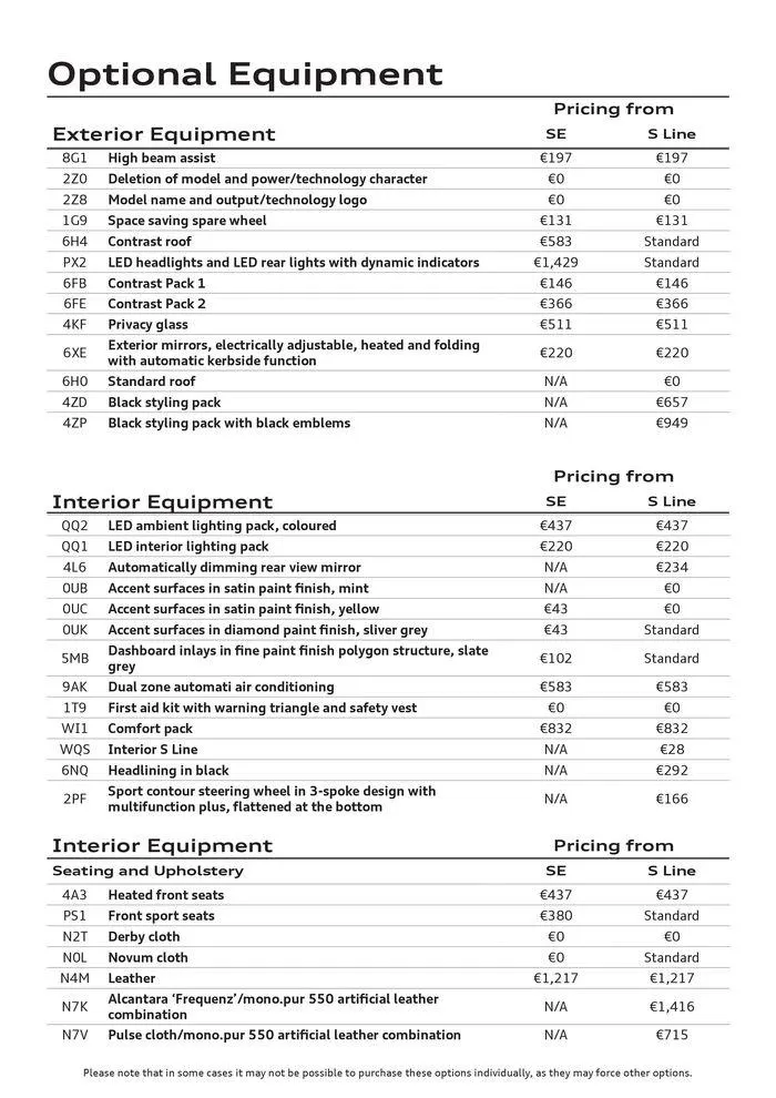 Audi A1 2024  van 9 april tot 9 april 2025 - folder pagina 6