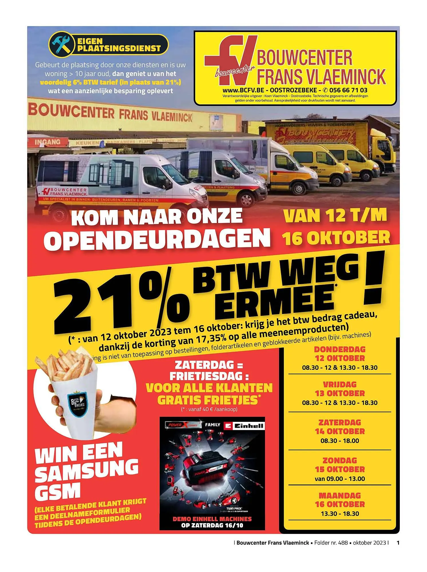 Bouwcenter Frans Vlaeminck Folder - 1