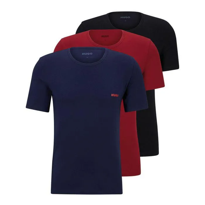 Boss Logoprint Crew Neck T-shirt Heren (3-pack)