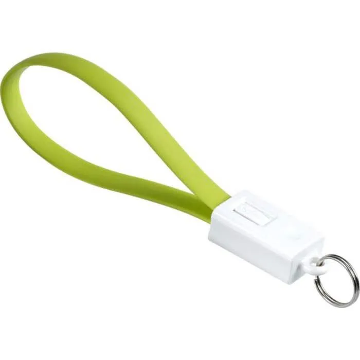 Sleutelhanger met USB oplaadkabel