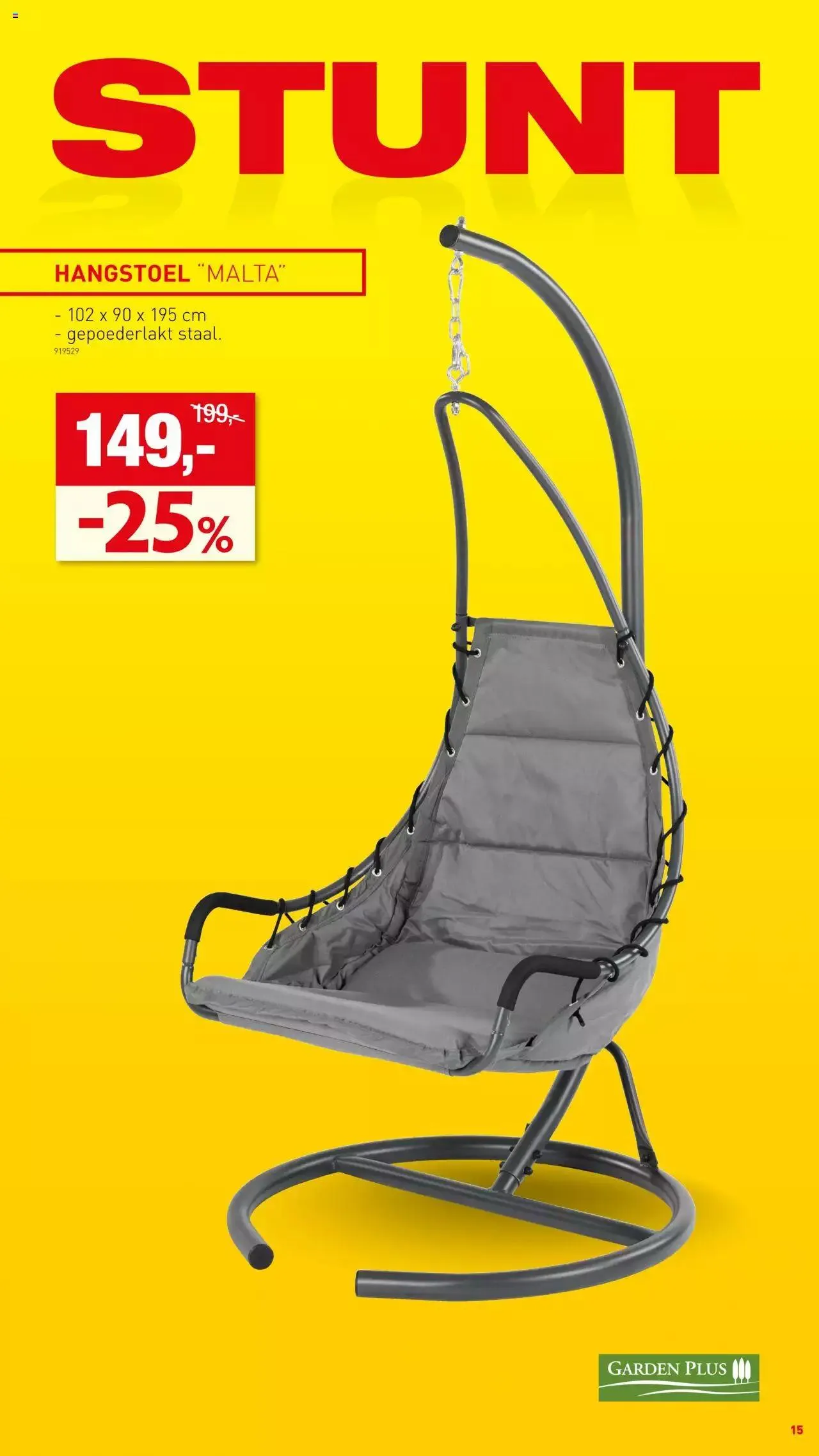 Hubo - Tuinmeubelen Special 2023 van 30 juni tot 31 december 2023 - folder pagina 15