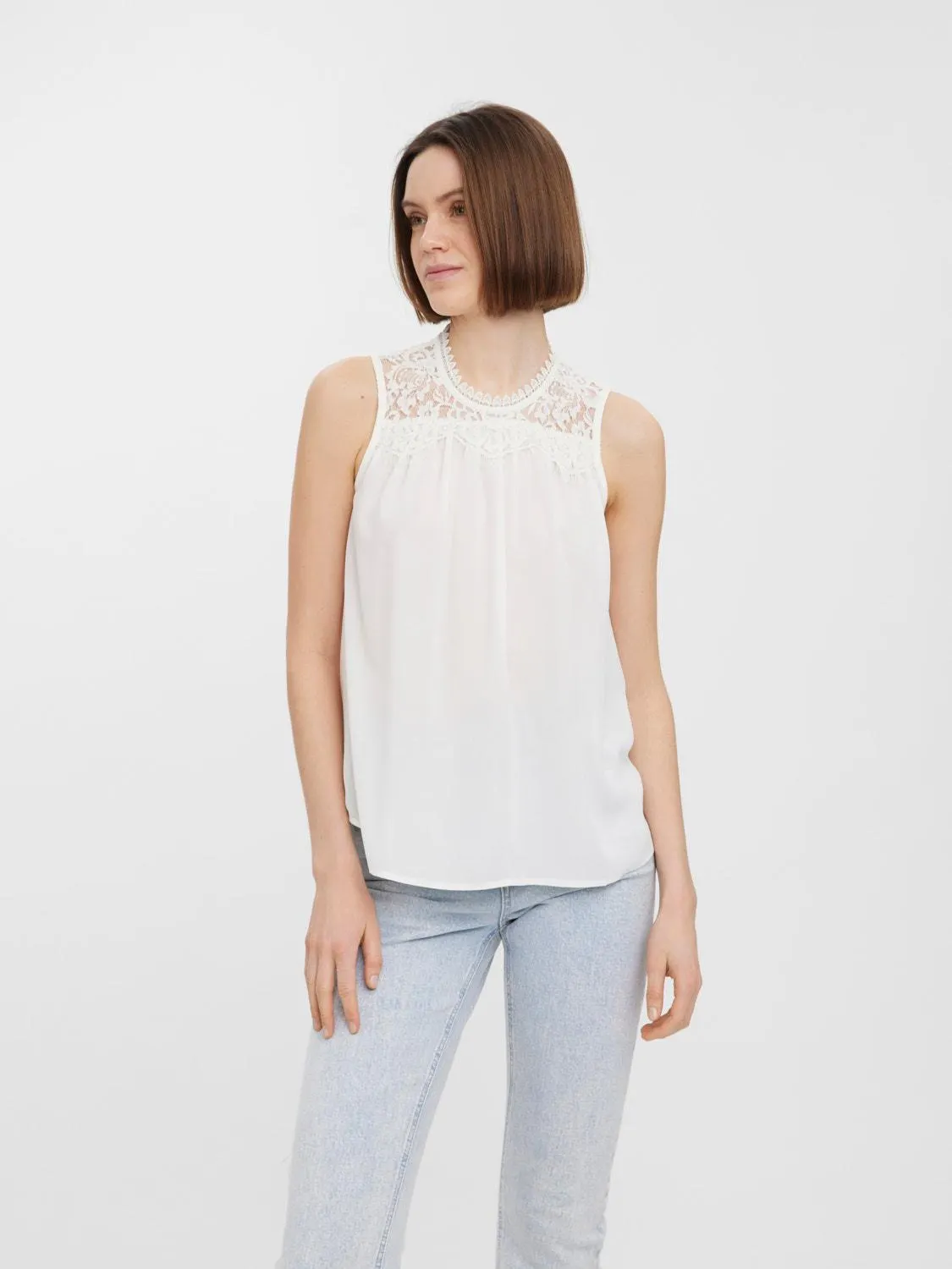 Regular fit O-hals Top