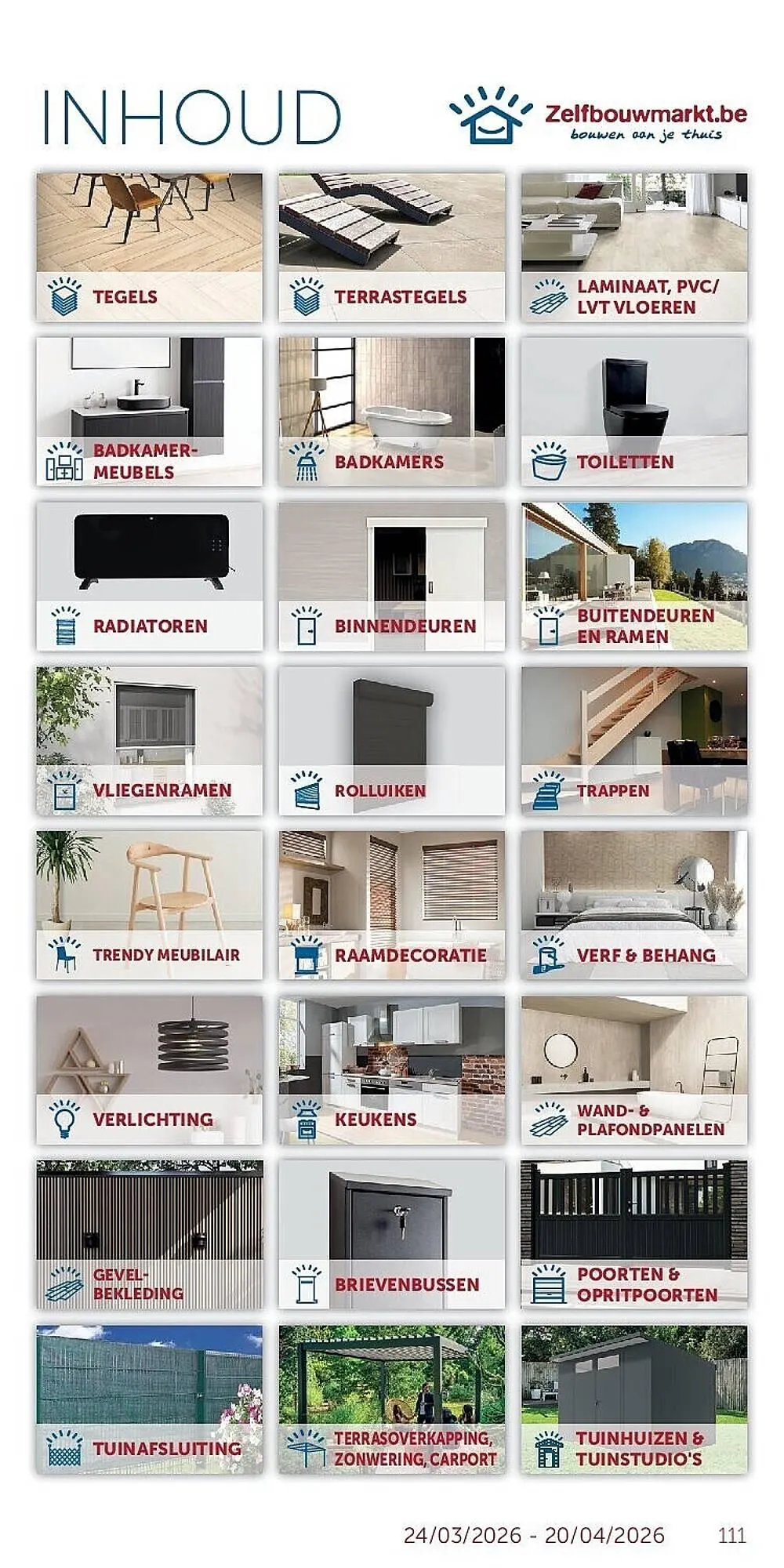 Zelfbouwmarkt folder van 24 maart tot 20 april 2026 - folder pagina 111