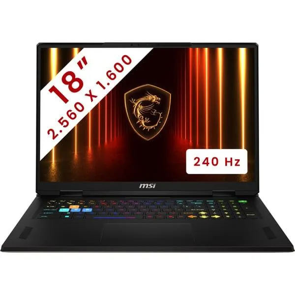 Vector 18 HX AI (A2XWIG-639BE) 18" gaming laptop