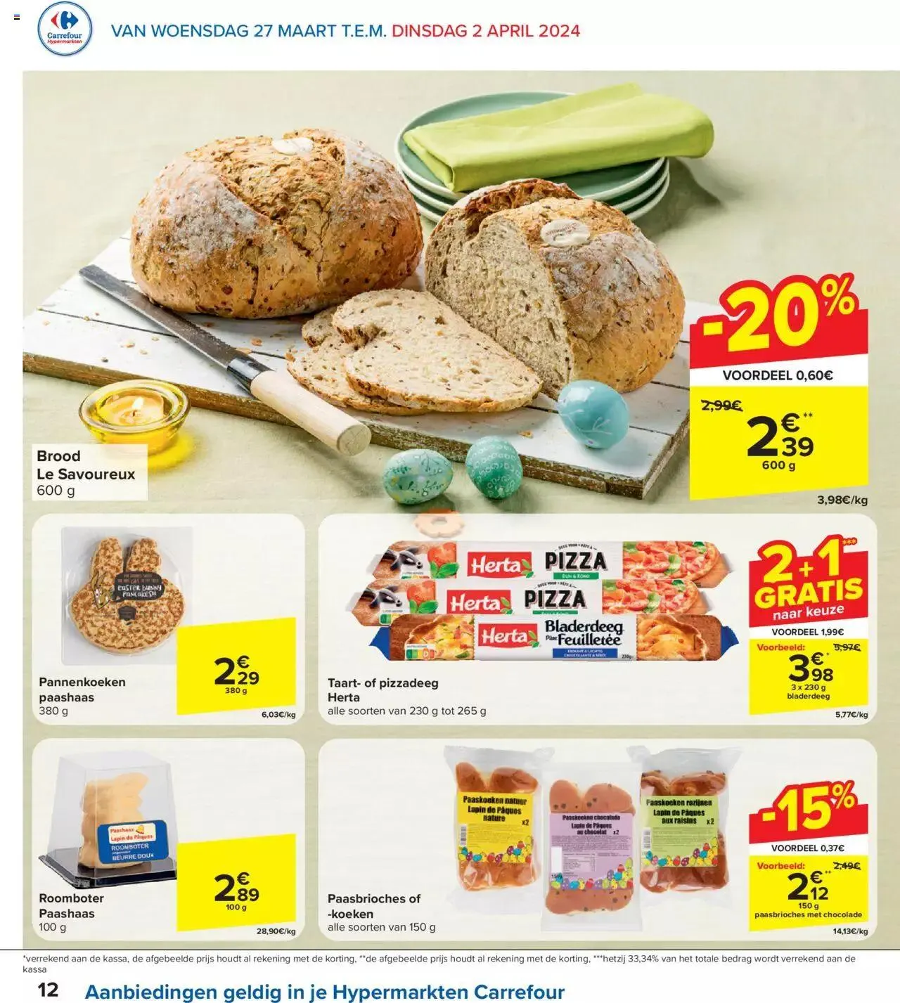 Carrefour folder week 13 van 8 april tot 30 maart 2024 - folder pagina 12