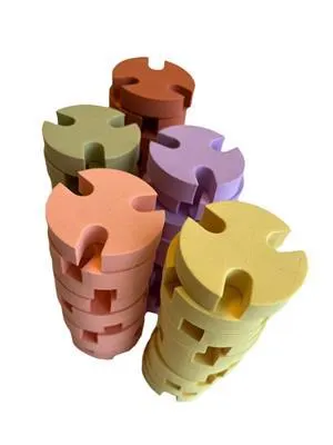 Moes Set van 50 in elkaar schuifbare schijfjes