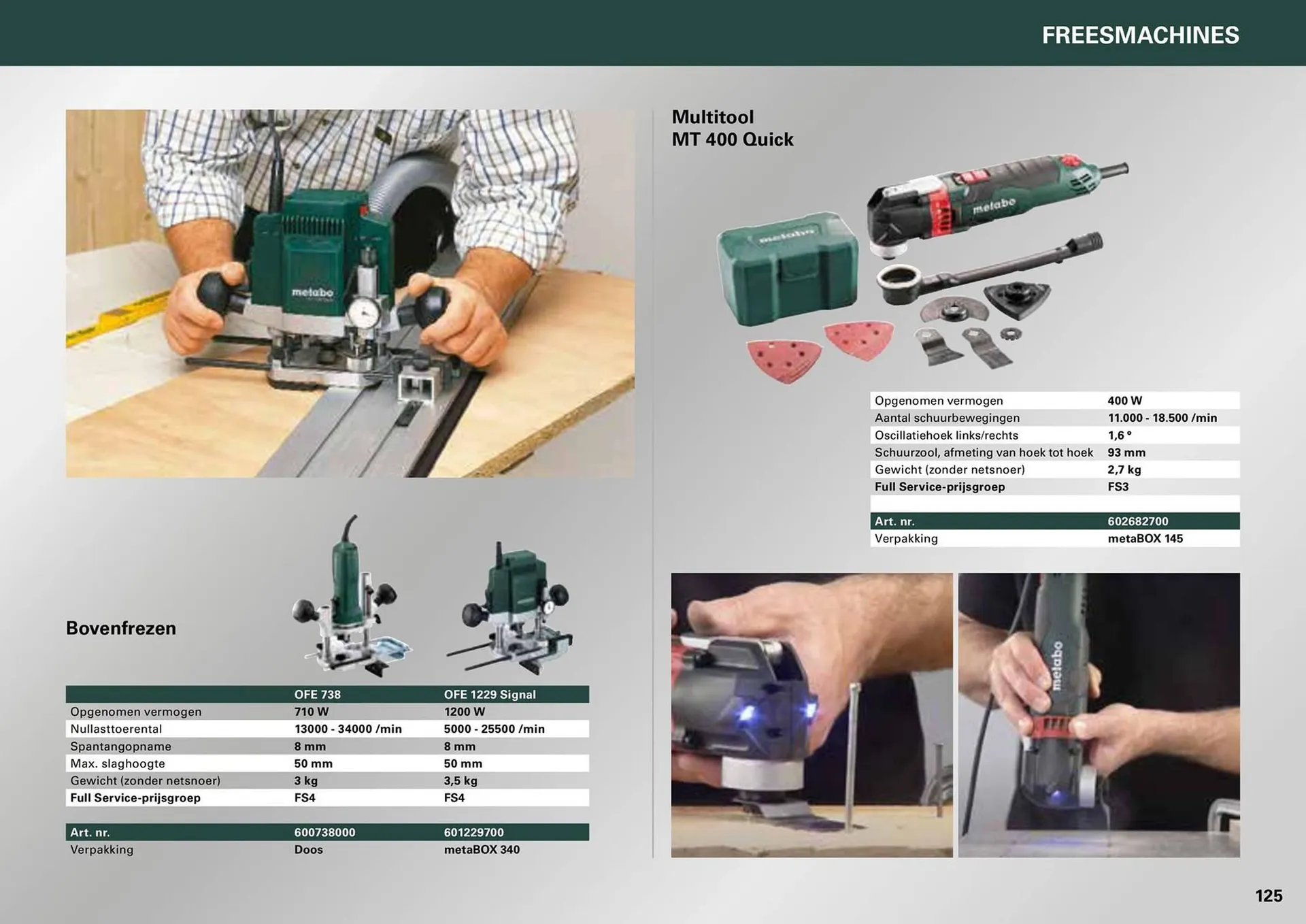 Metabo folder van 7 maart tot 31 december 2024 - folder pagina 125