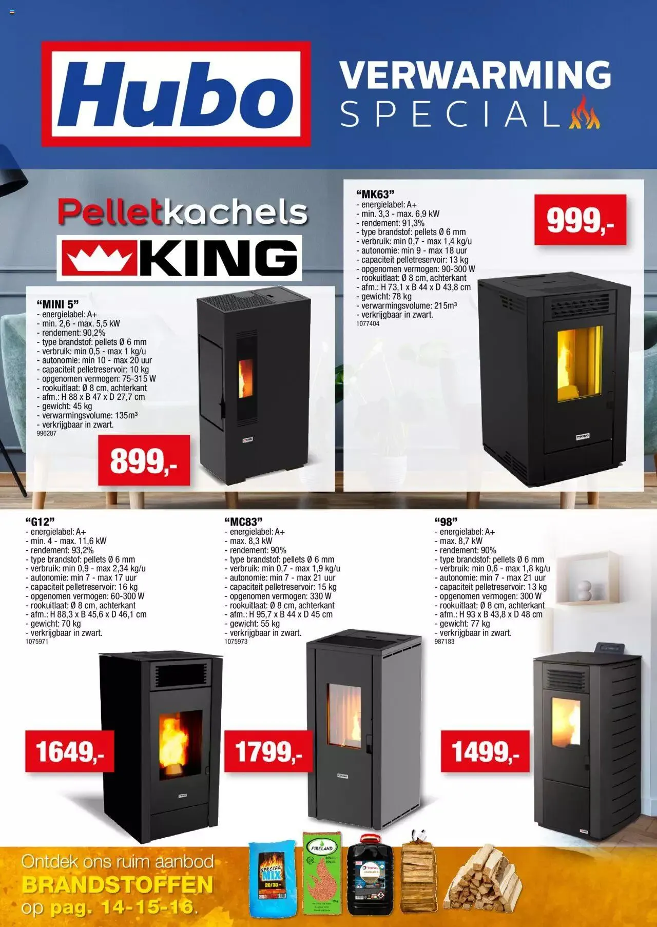 Hubo Verwarming Special van 1 maart tot 31 december 2024 - folder pagina 