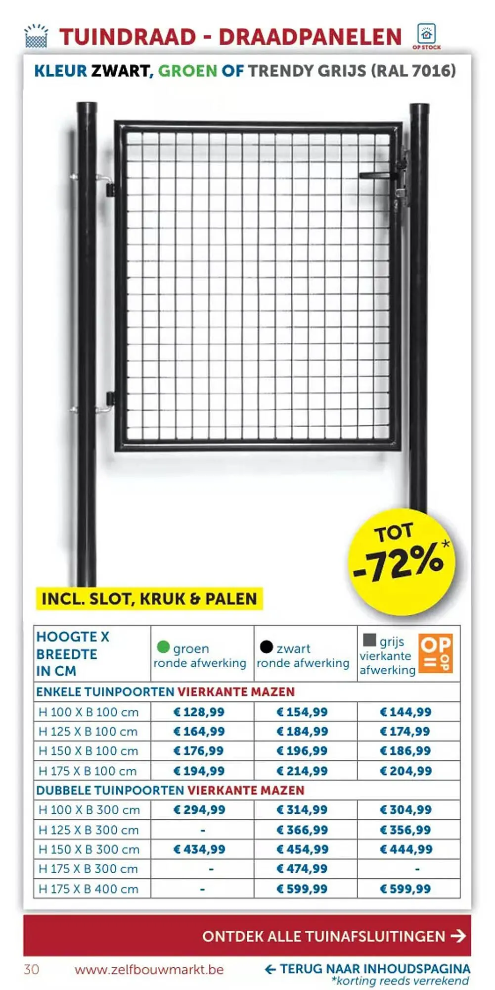 Zelfbouwmarkt folder van 15 augustus tot 18 september 2023 - folder pagina 30