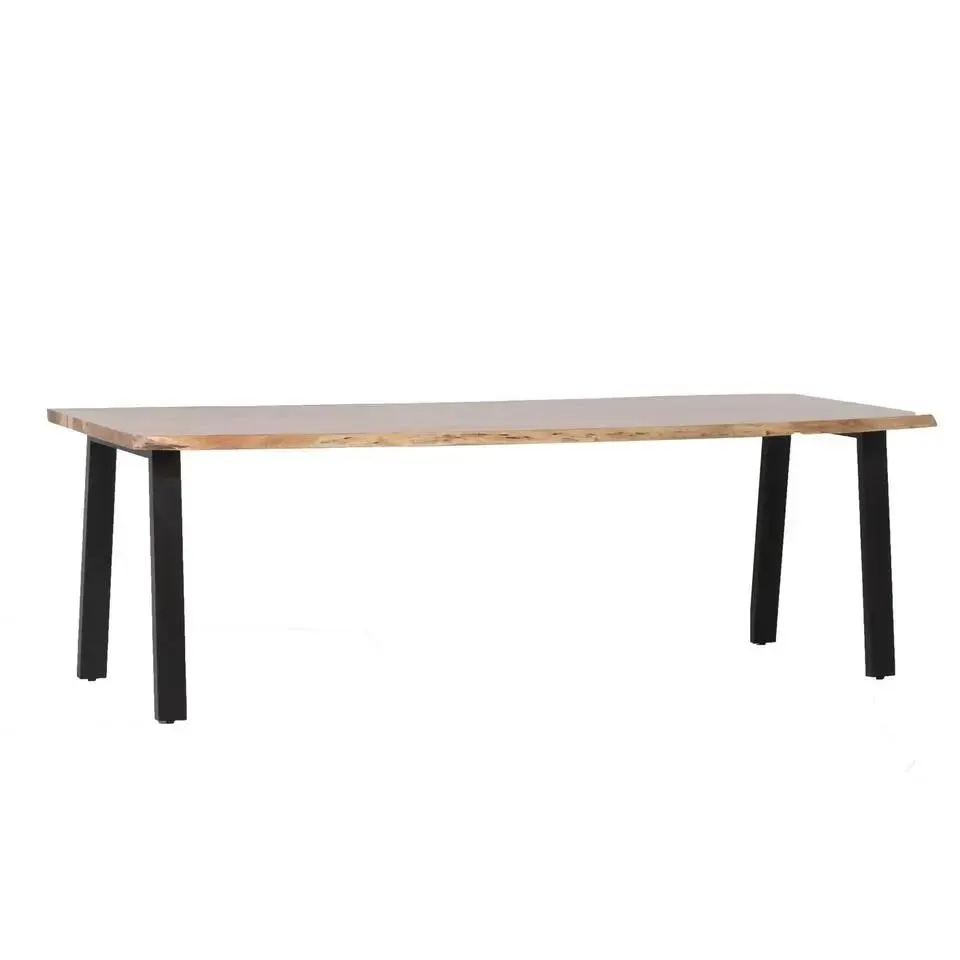 Eettafel Rechthoek 240cm - Naturel Boomstamtafel - Lars