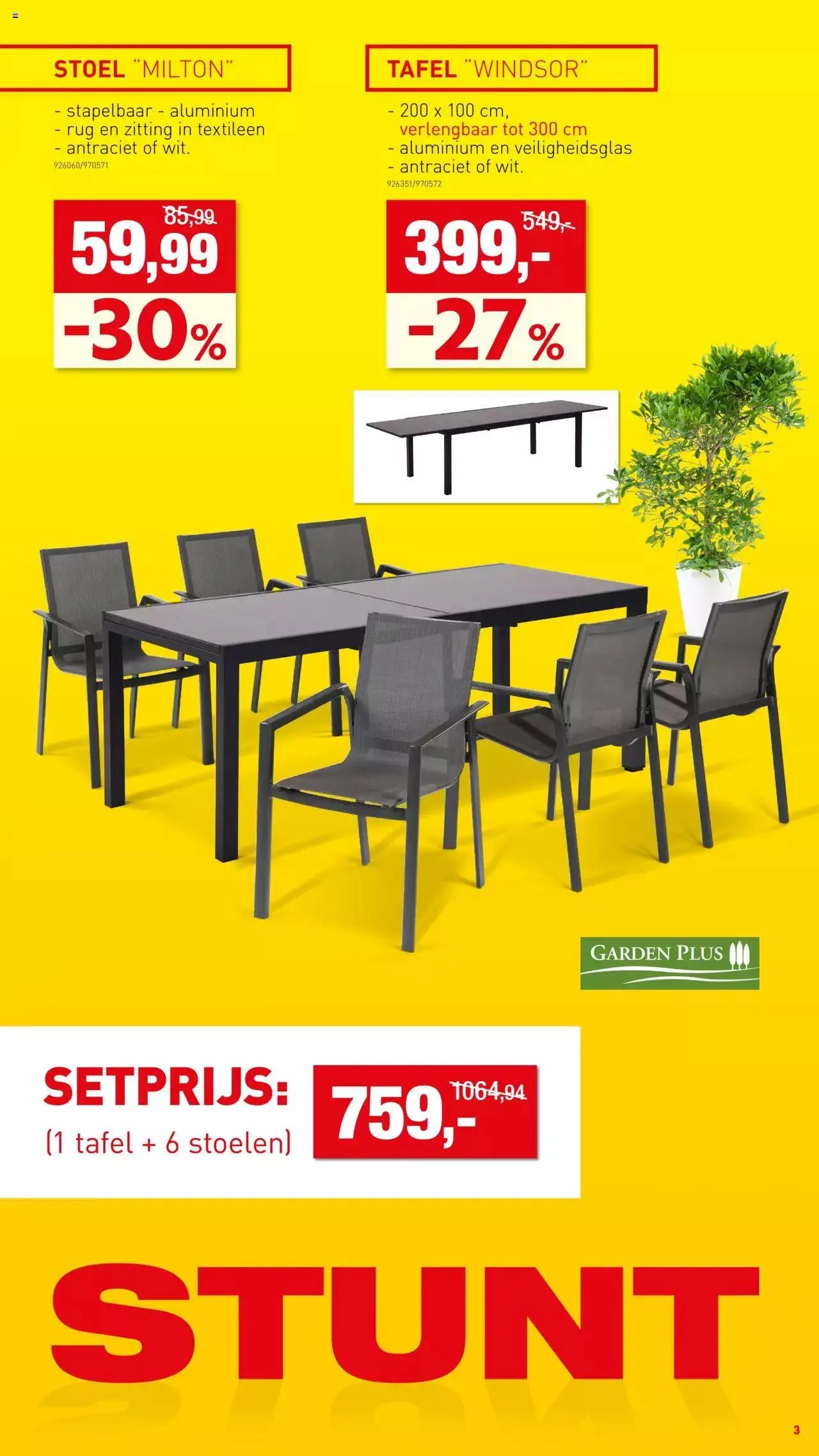 Hubo - Tuinmeubelen Special 2023 van 30 juni tot 31 december 2023 - folder pagina 3