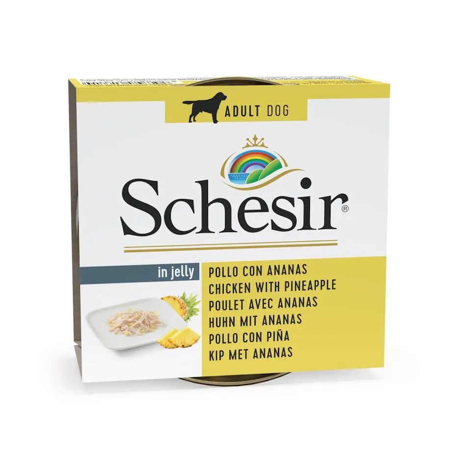 Schesir Dog 150g - KIP & ANANAS (fruit)