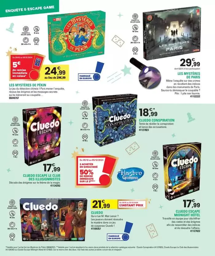 Jouez À L'infin van 29 oktober tot 5 december 2024 - folder pagina 326