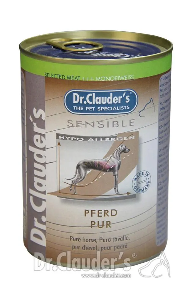 Dr. Clauder's Sensible puur paard 400g