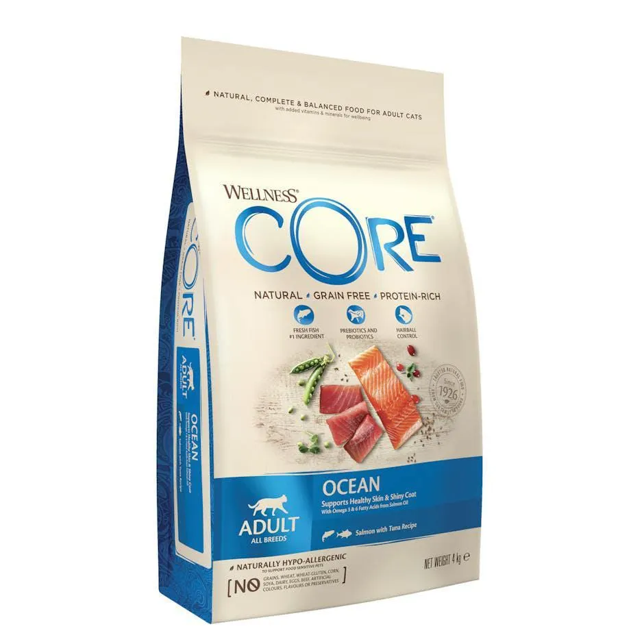 Wellness Core dry cat ocean salmon & tuna 4kg