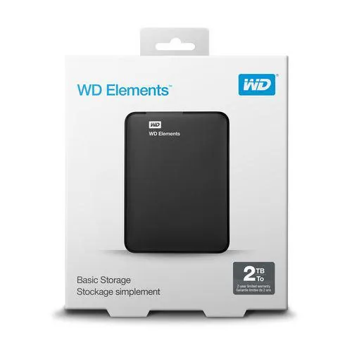 Western Digital WD Elements Portable externe harde schijf 2000 GB Zwart