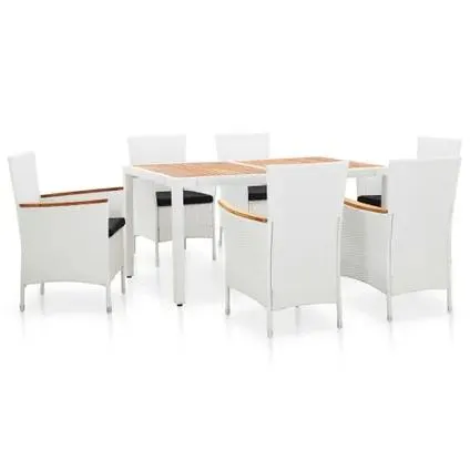 ensemble de salle Ã manger vidaXL Blanc meuble de salle Ã manger