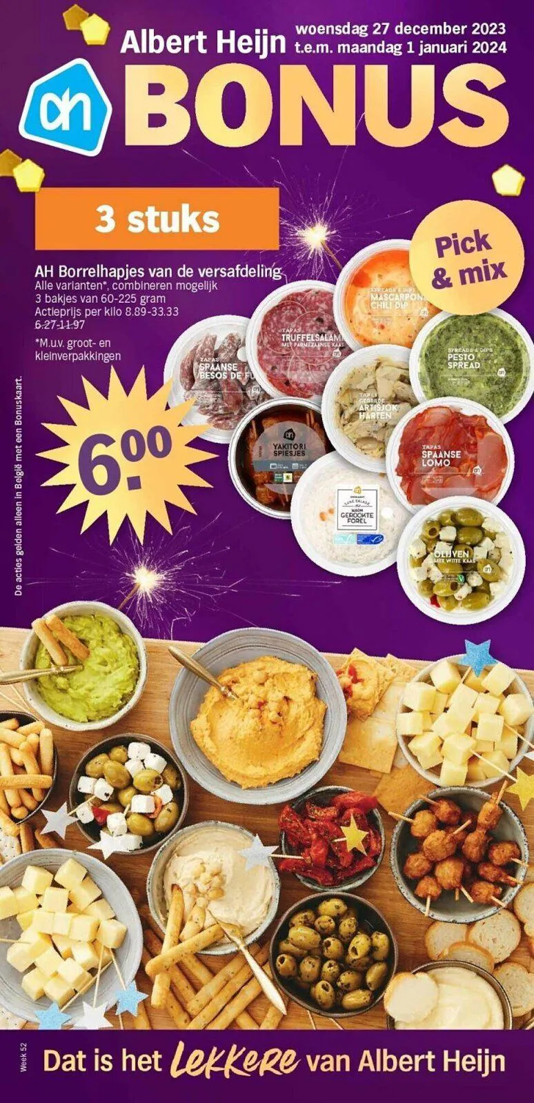 Albert Heijn folder tot 01.01.2024 van 27 december tot 1 januari 2024 - folder pagina 