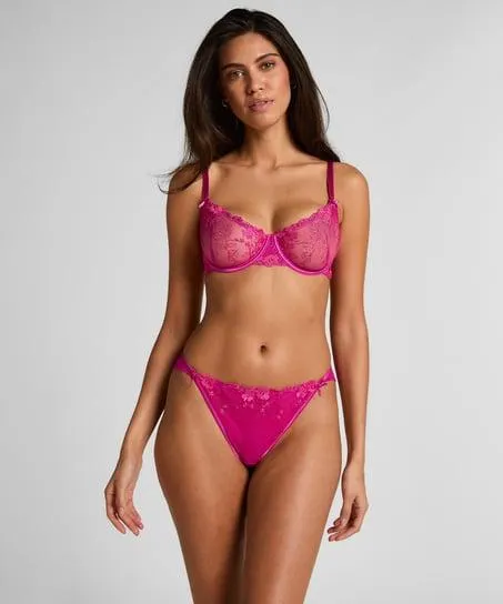 Hoog uitgesneden brazilian Peonie - Roze