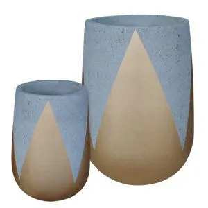 Bloempotten Gizay (2-delig)