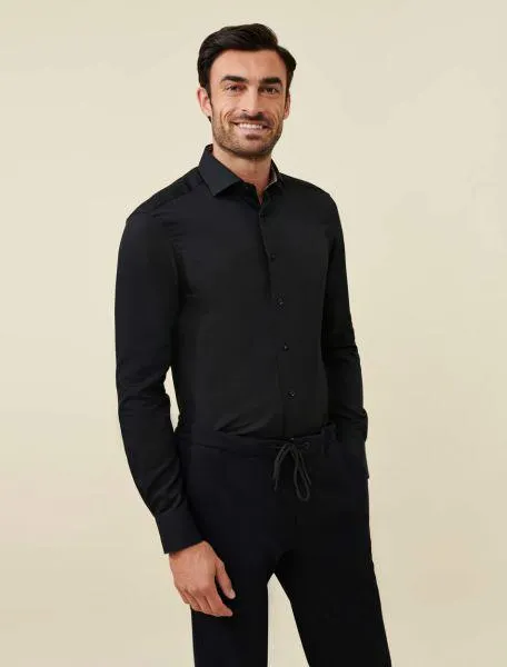 Lazario Overhemd Zwart