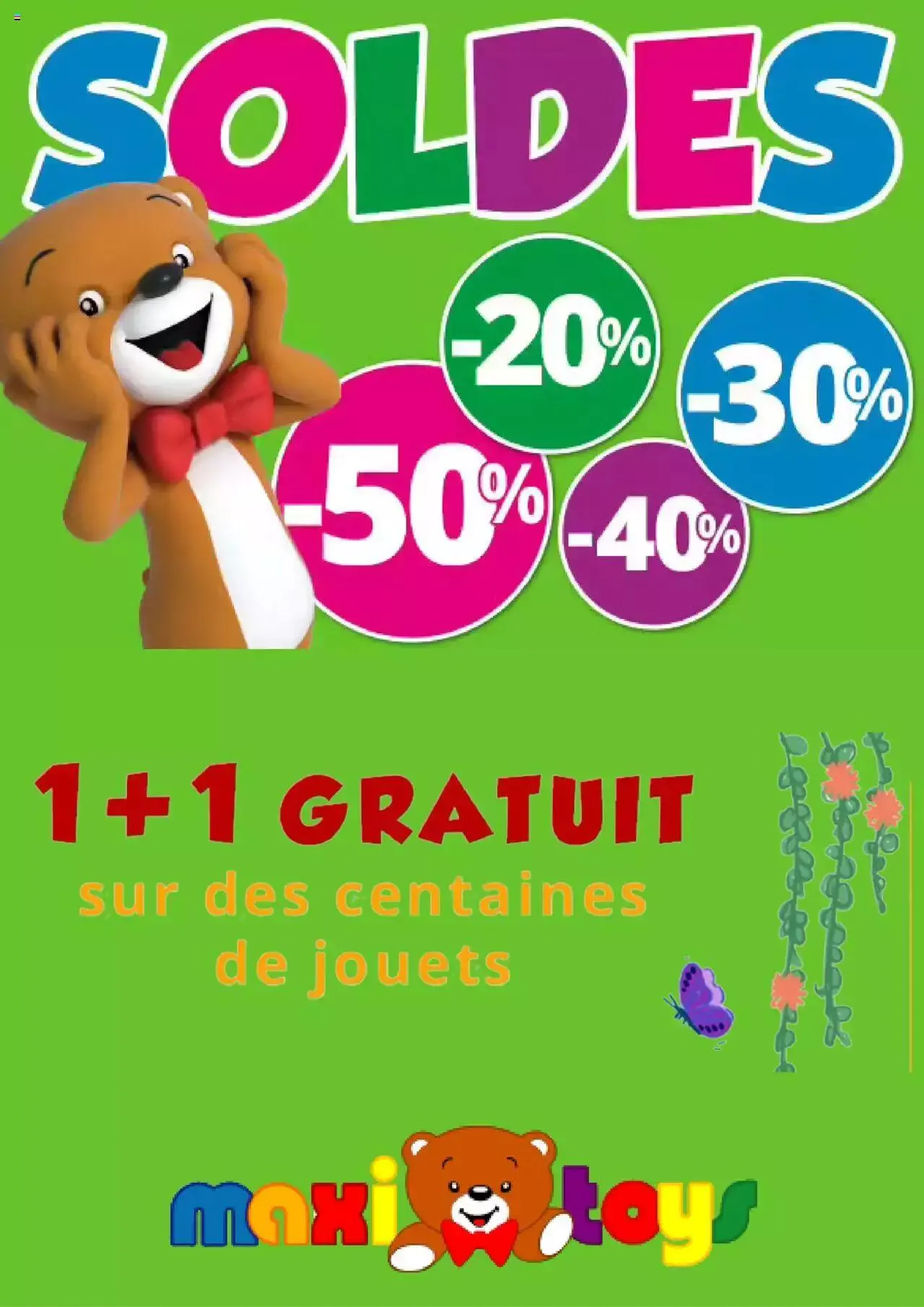 Maxi Toys folder / publicité van 1 augustus tot 31 december 2023 - folder pagina 1