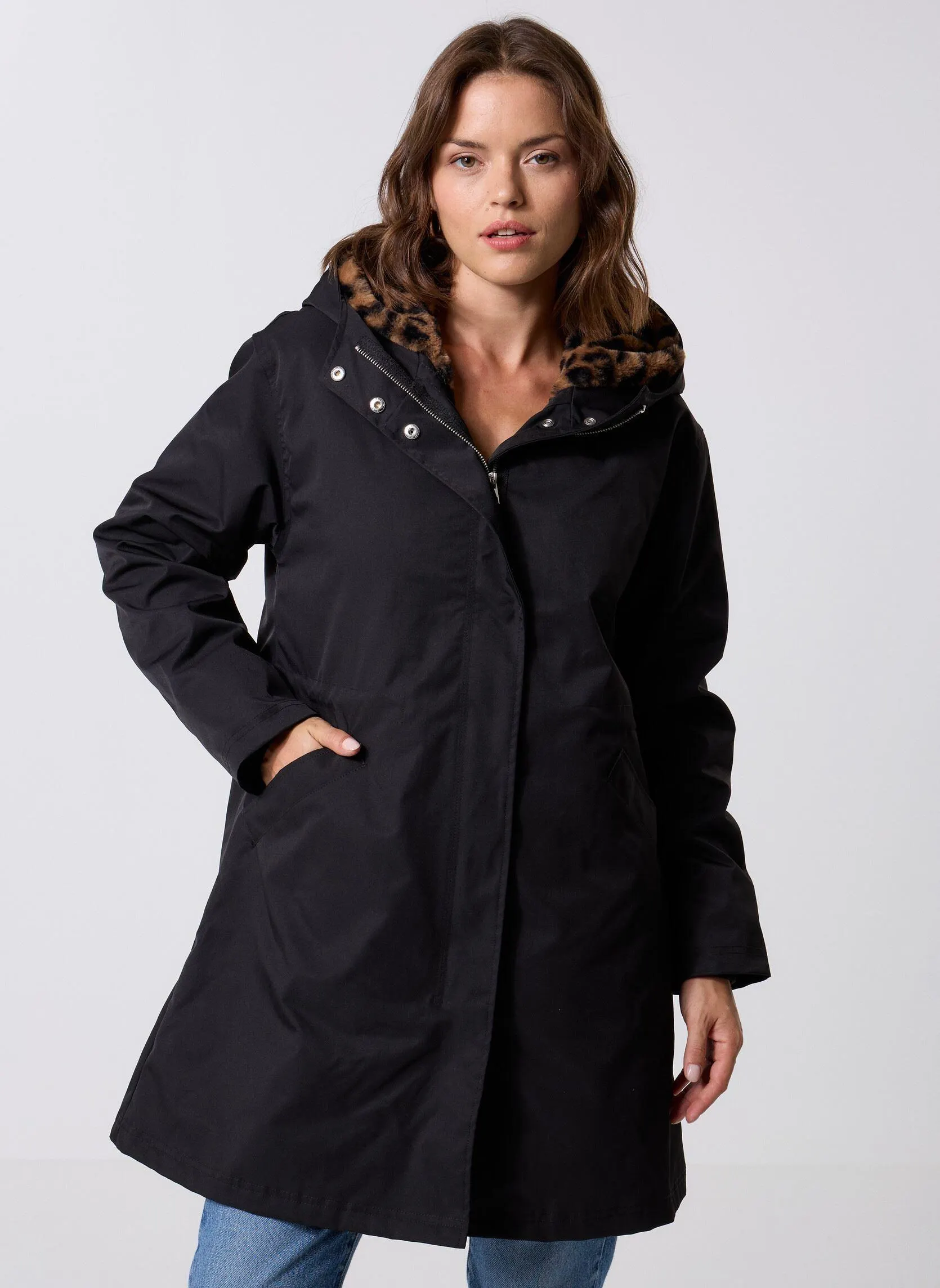 Winterjas GOTHAM parka dames zwart