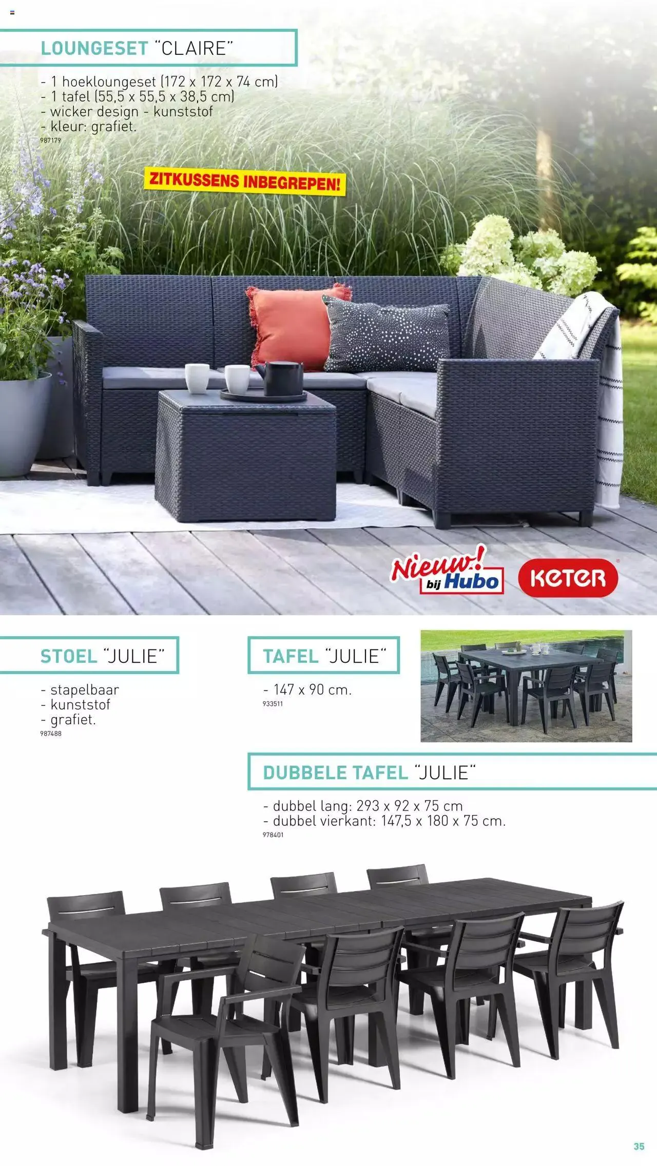Hubo - Tuinmeubelen Special 2023 van 30 juni tot 31 december 2023 - folder pagina 35
