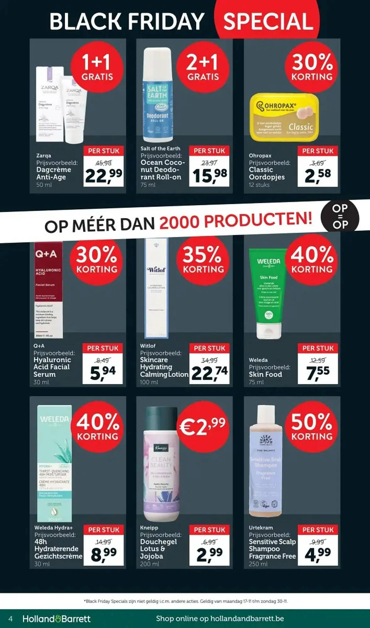 Holland & Barrett folder van 17 november tot 30 november 2025 - folder pagina 4