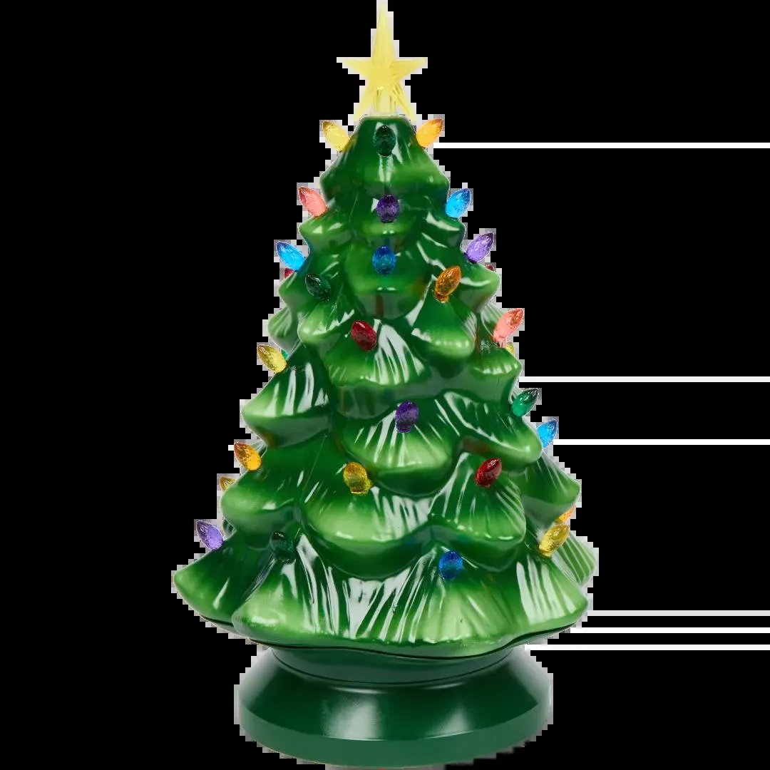 Kerstboom met verlichting