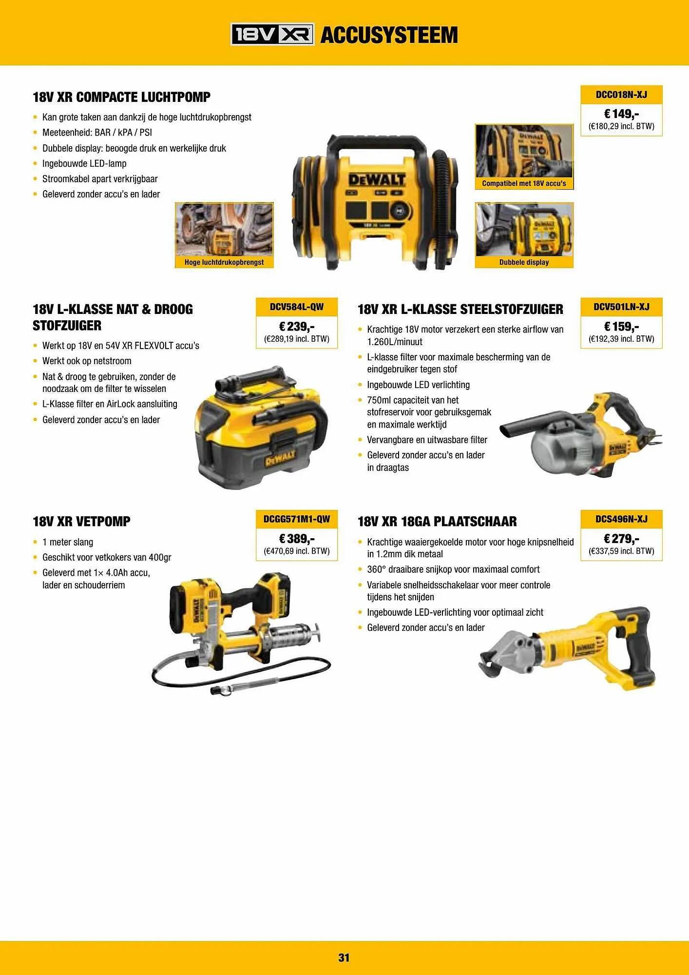DeWALT folder van 3 september tot 30 september 2023 - folder pagina 31